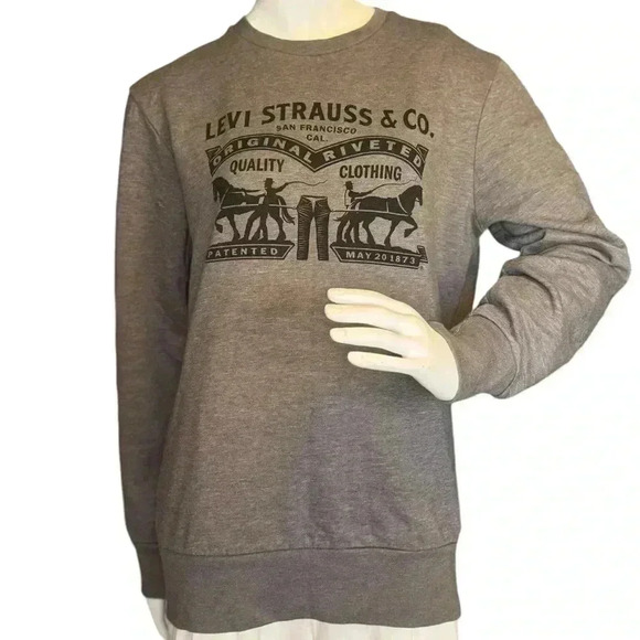 Levi’s Vintage sweatshirt Man’s Large Pullover Crew Neck Long Sleeve Shirt. - Picture 1 of 7